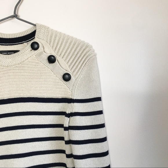 Isabel Marant Hatfield Merino Wool Sweater Tan 44 - Picture 8 of 16